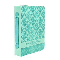 Divine Details: Bible Cover Teal Green - Thy Comforts