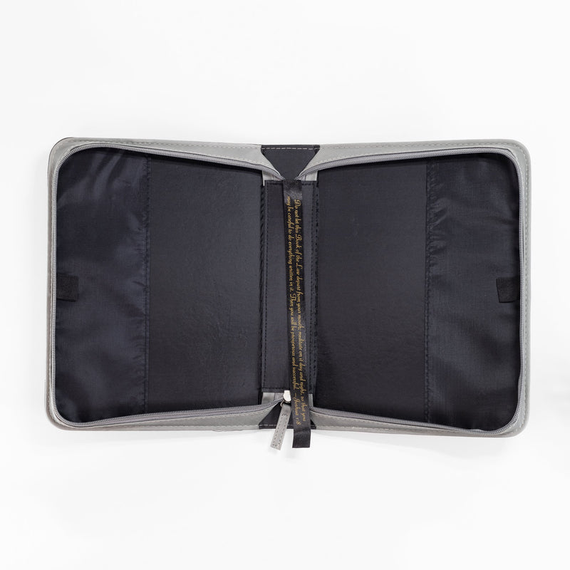 Divine Details: Bible Cover - Black And Gray Names