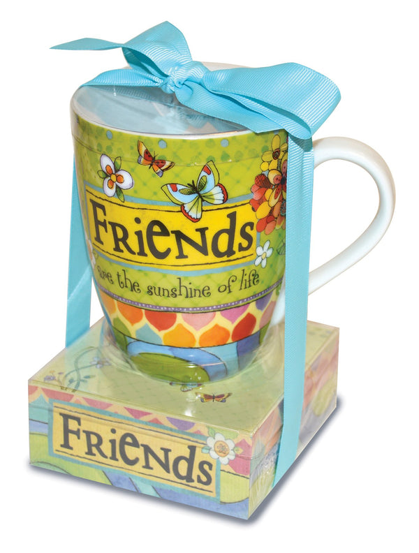 Oak Patch Gifts Relationship Mug & Notepad Giftset: Friends