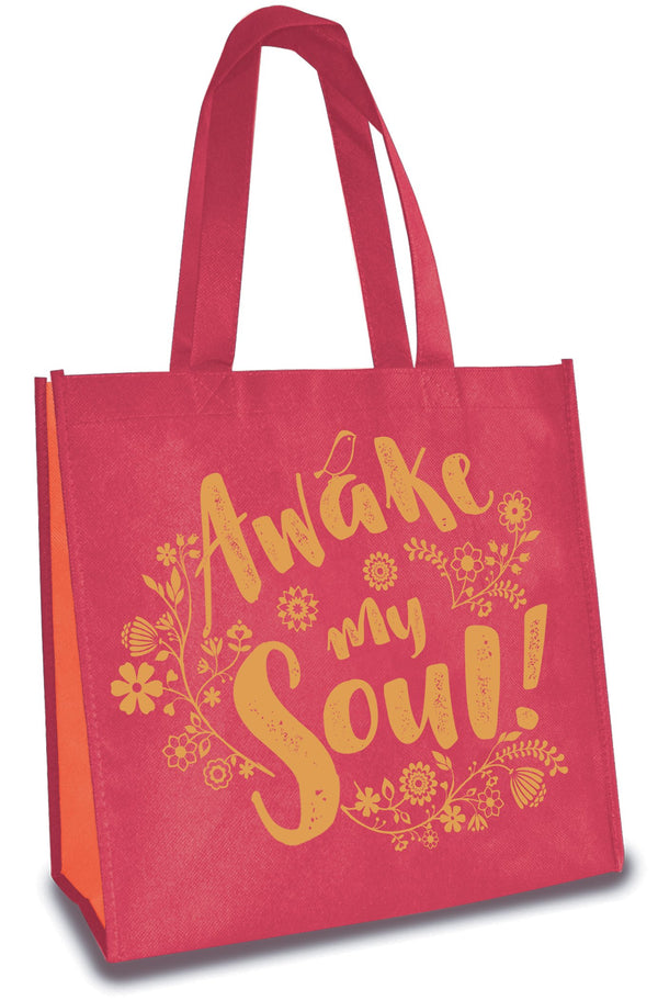 Divinity Boutique Eco Tote: Red: Awake My Soul