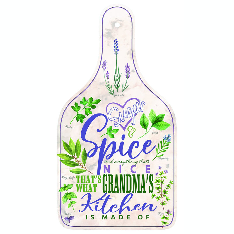Oak Patch Gifts Cherished Women: Sugar & Spice Grandma Cutting Board