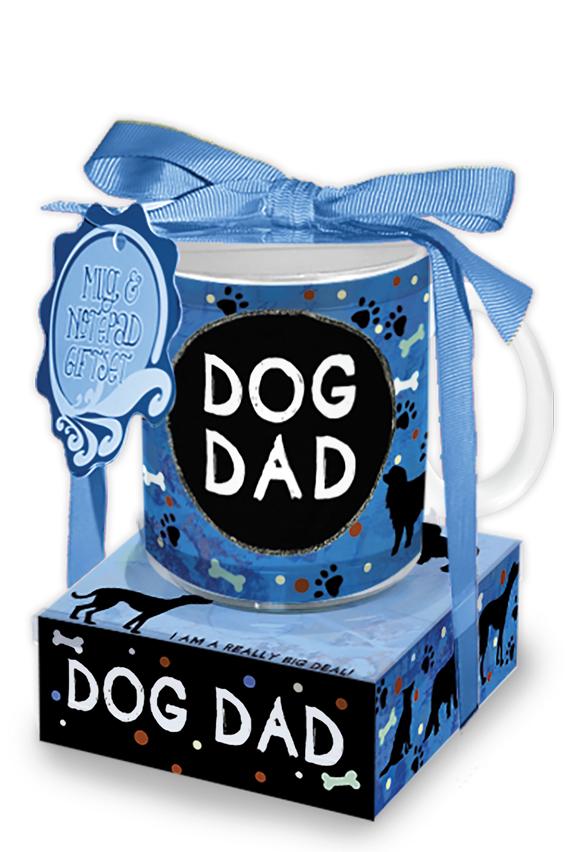 Oak Patch Gifts Mug & Note Stack: Dog Dad