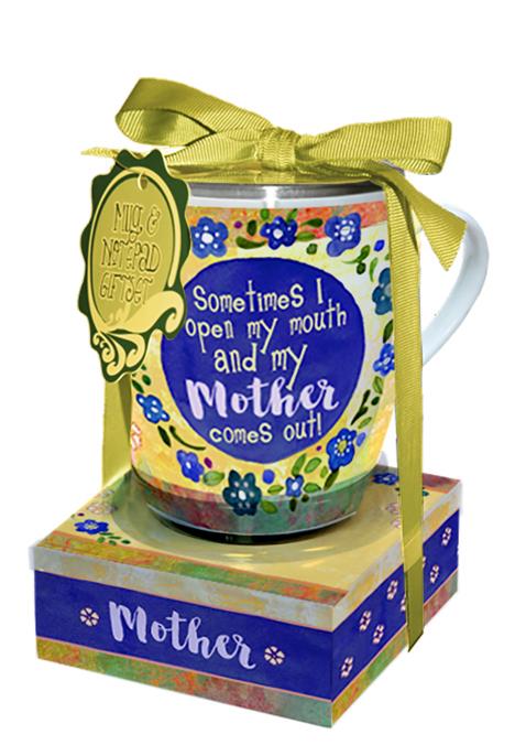 Oak Patch Gifts Mug & Note Stack: Mother