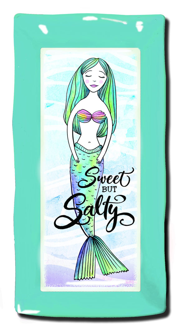 Oak Patch Gifts Mermaid at Heart: Spoonrest/Tidbit Tray Sweet But Salty