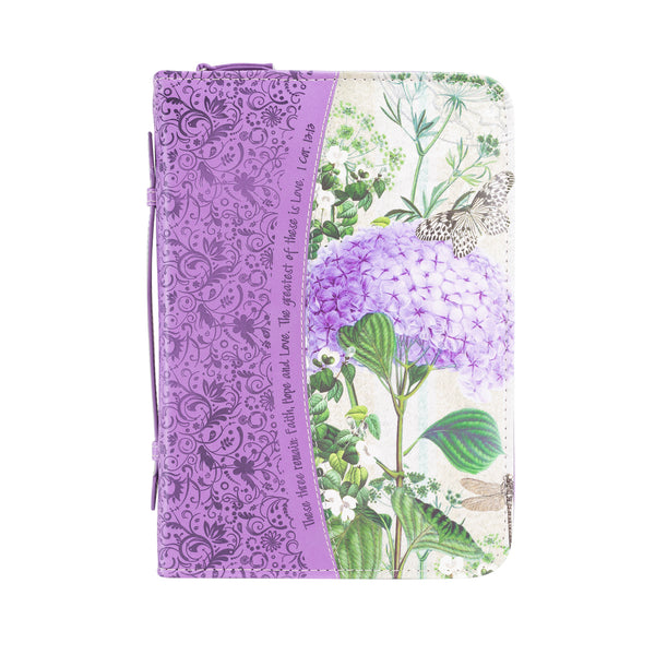 Divine Details: Purple Hydrangea Bible Cover