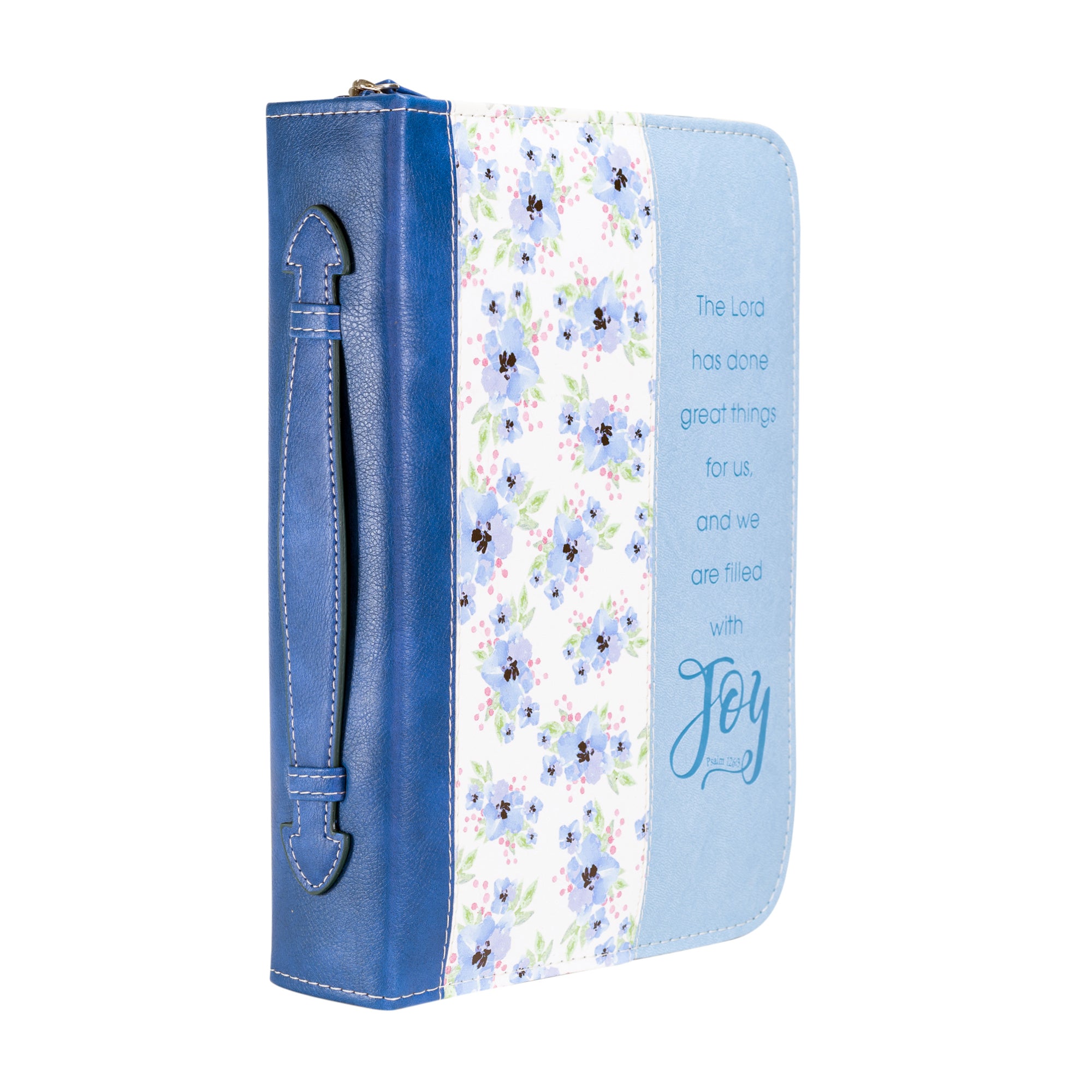 Divine Details Blue Flower Bible Cover