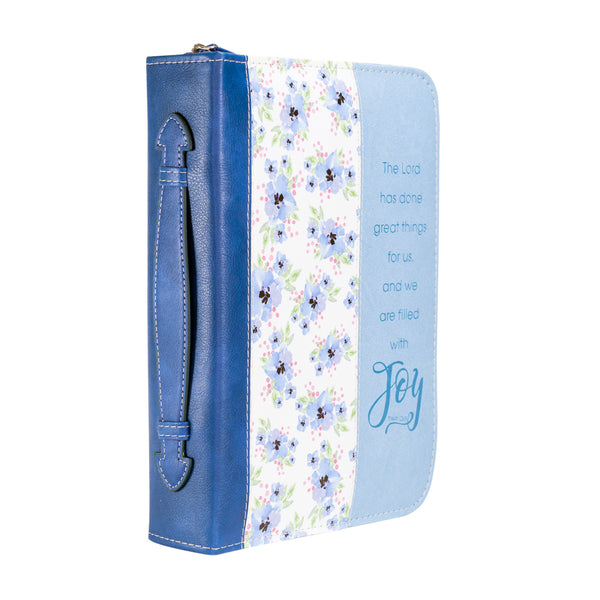 Devine Details Blue Flower Bible Cover