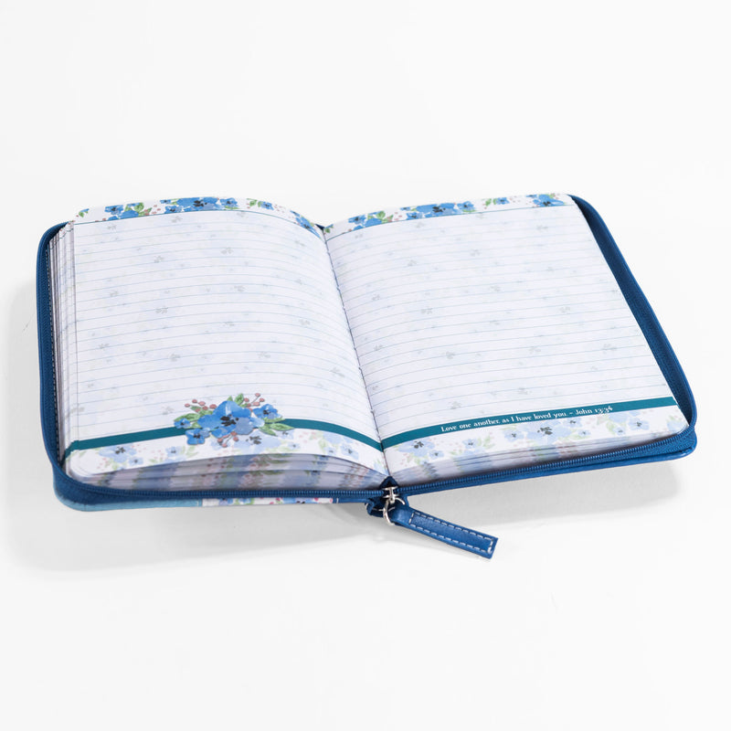 Divine Details Blue Flower Journal