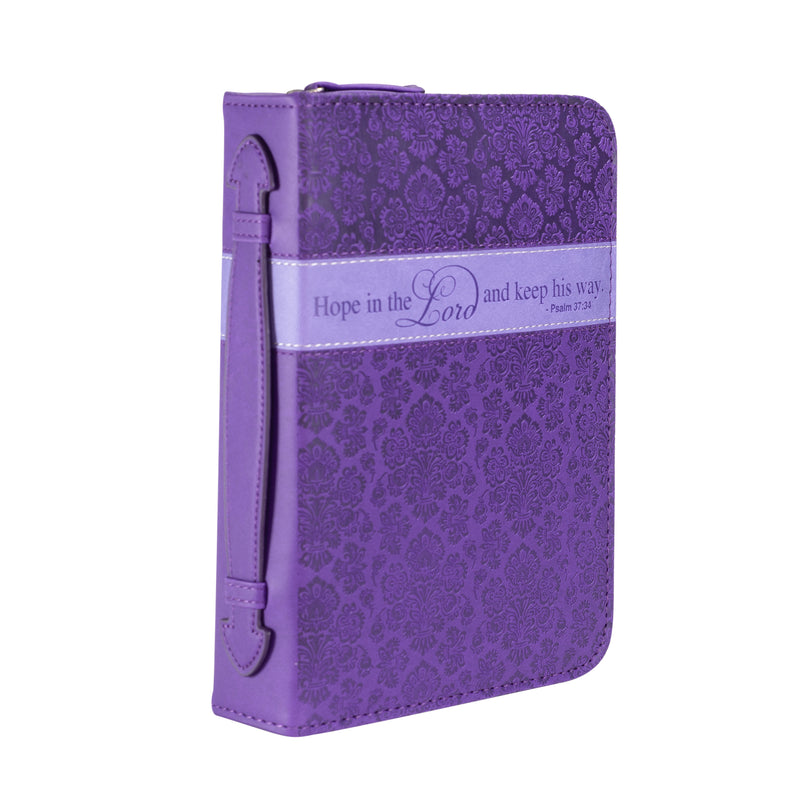 Divine Details: Bible Cover Purple Hope In The Lord
