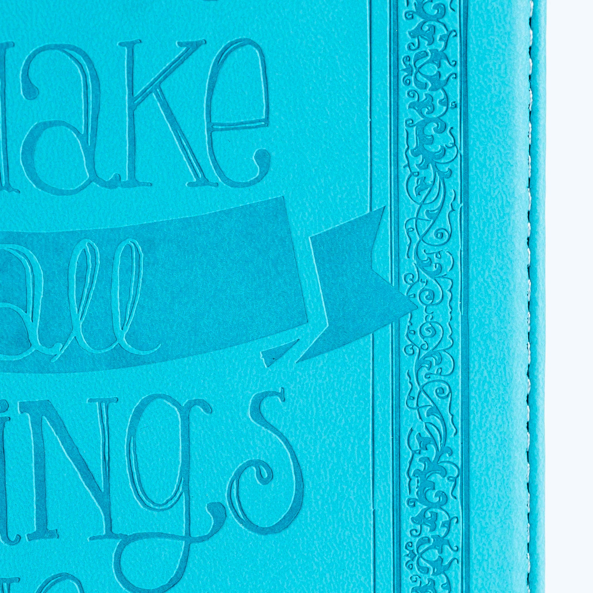 Divine Details: Journal Teal Behold I Make All Things New