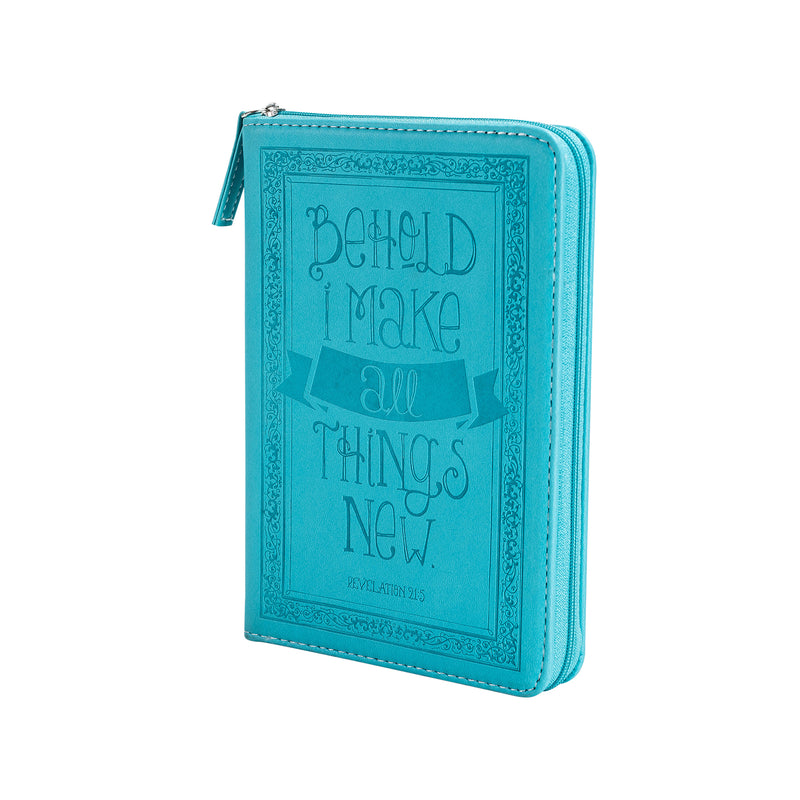 Divine Details: Journal Teal Behold I Make All Things New