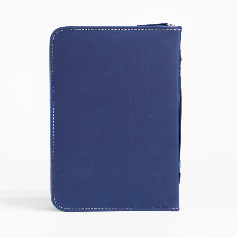 Divine Details: Bible Cover Navy Blue Flying Compass Rose