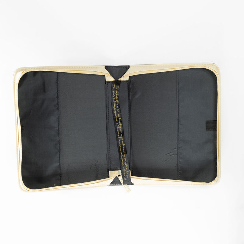 Divine Details: Bible Cover - Brown Refuge - Psalm 91:4