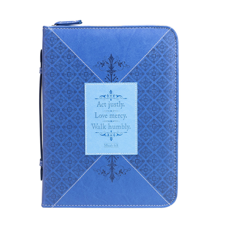 Divine Details: Bible Cover Blue On Blue Wrap Patch