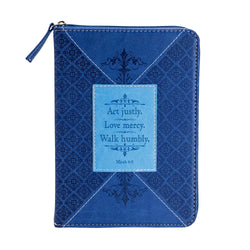 Divine Details: Blue On Blue Wrap Patch Journal