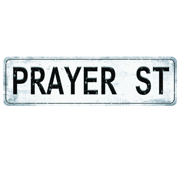 Divinity Boutique Prayer Program: Prayer Street Sign