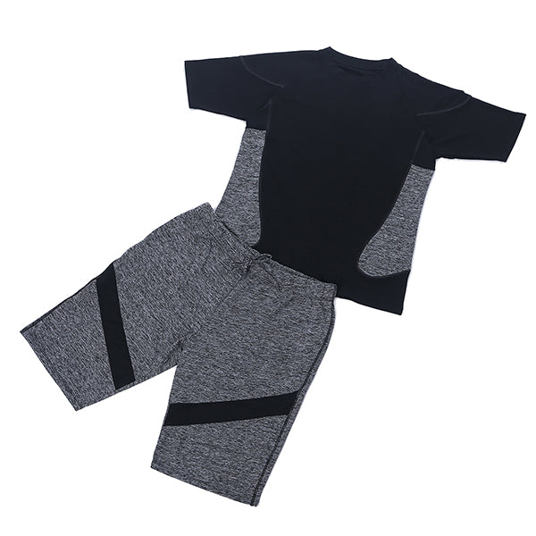 M Grey M/M Athletic Short & Shirt Set