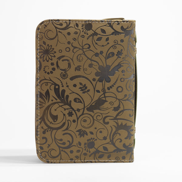 Divine Details: Bible Cover - Olive Peony Your Love has given me great joy - Philemon 1:7