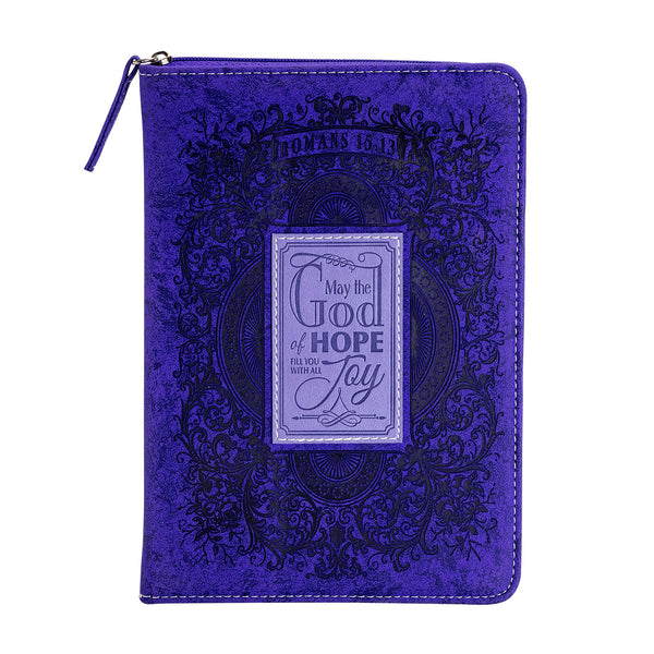 Divine Details 2020: Zippered Journal: Purple God of Hope