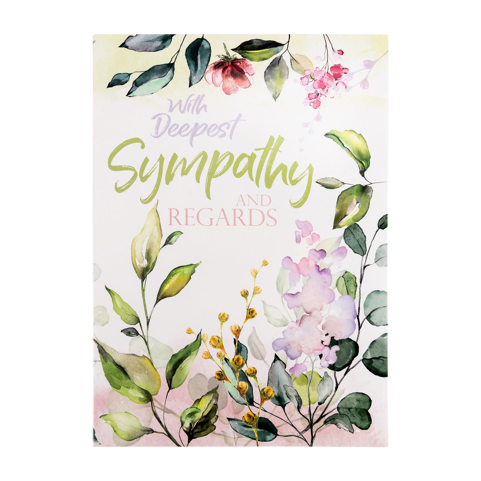 Single Cards: Sympathy Watercolor 2 Corinthians 1:3 (Set of 6)