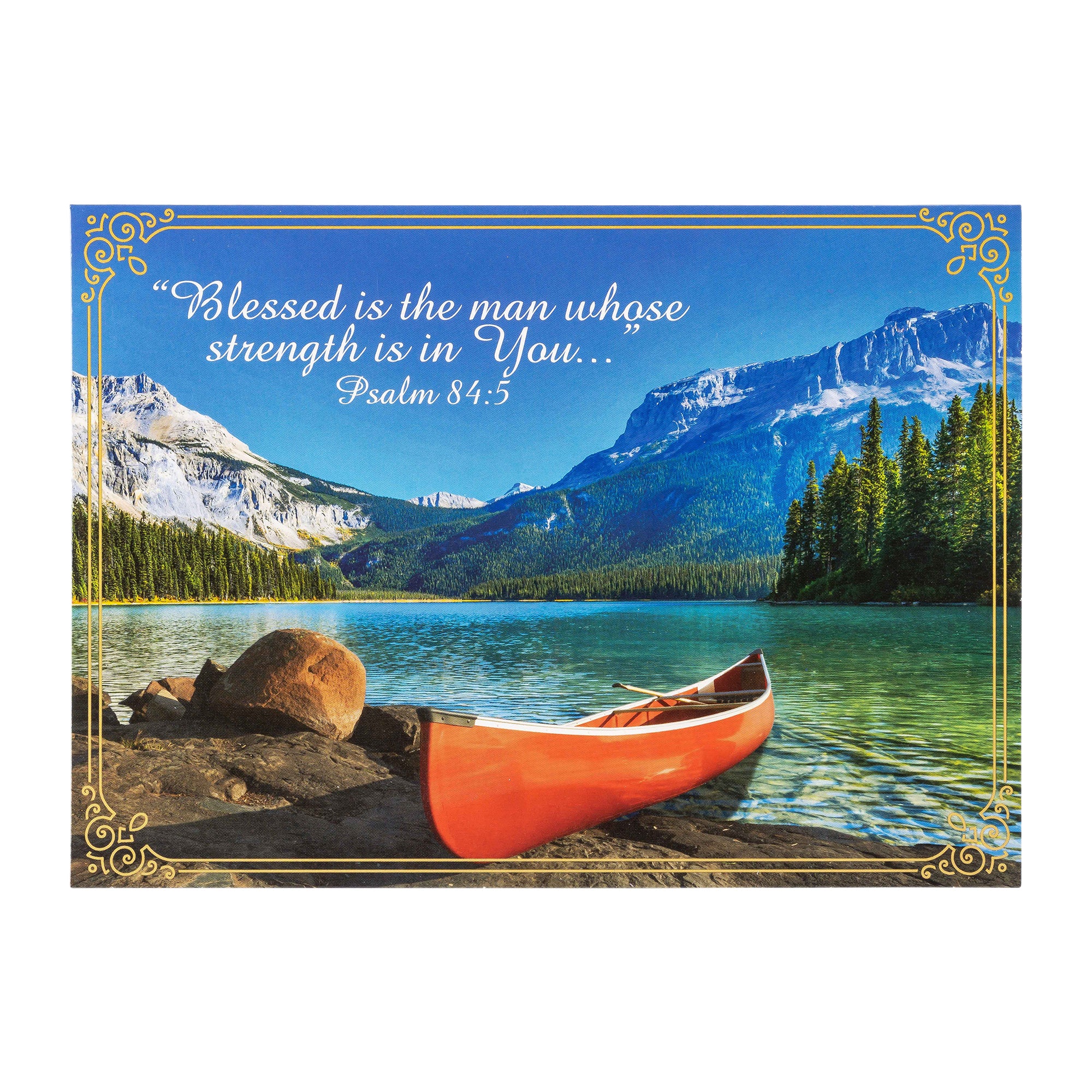 Single Cards: Birthday, Canoe (Set of 6)
