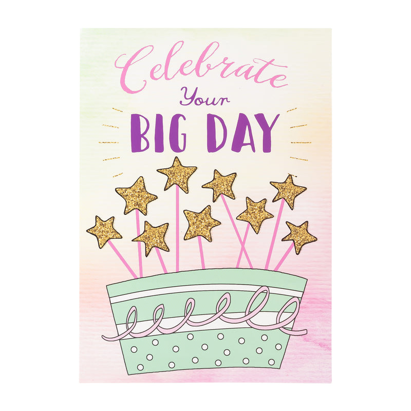 Single Cards: Birthday, Big Day, Celebrate Your Big Day (Set of 6)