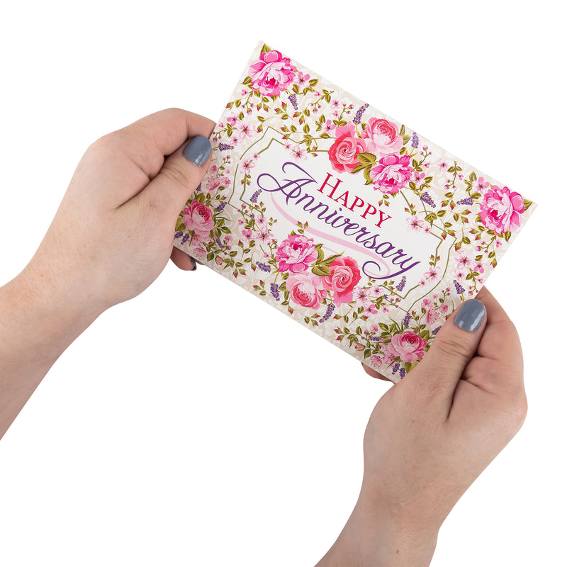 Boxed Cards: Anniversary, Floral Sprays & Traditional Wording
