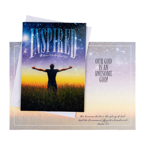 Single Cards: Inspiration, Inspired, Our God is an Awesome God (Set of 6)