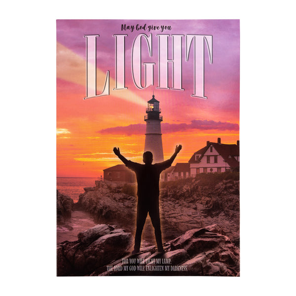 Single Cards: Inspiration, May God Light Your Way (Set of 6)