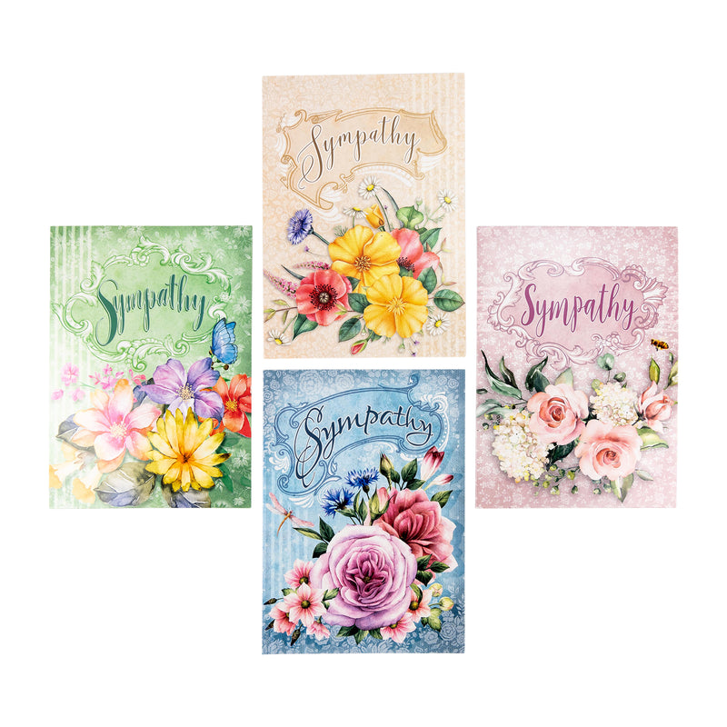 Boxed Cards: Sympathy, Vintage Florals & Headers