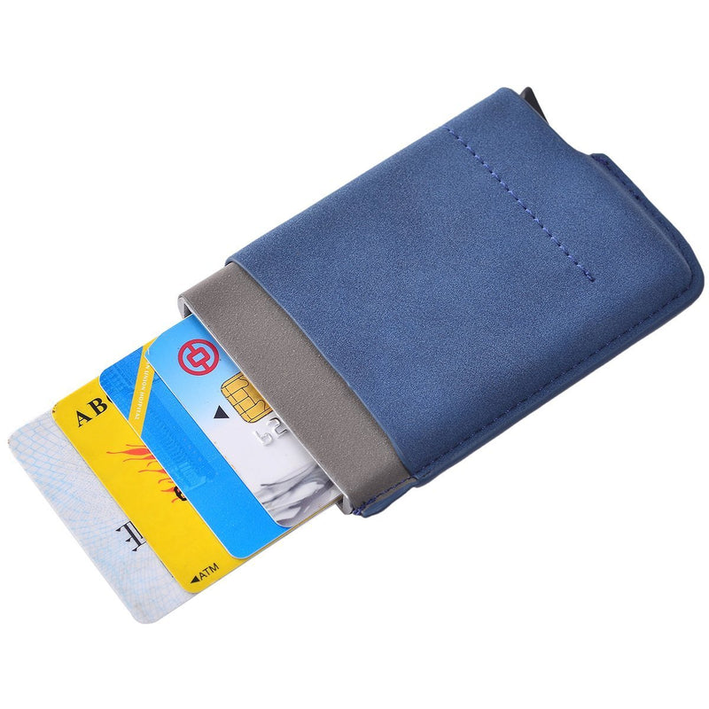 Card Blocker RFID Auto Wallet Navy by Mad Style Wholesale