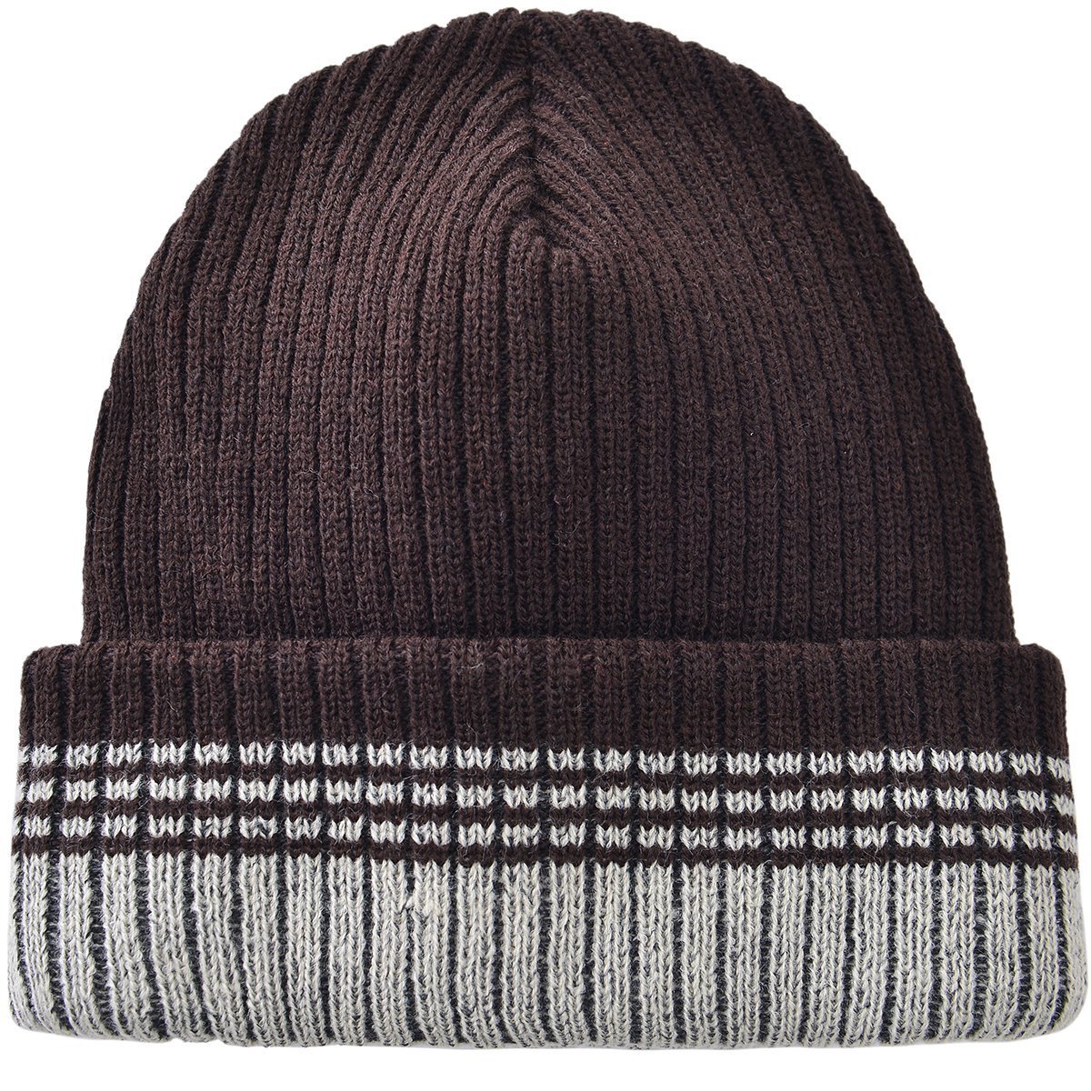Stripped Toboggan Brown by Mad Style Wholesale