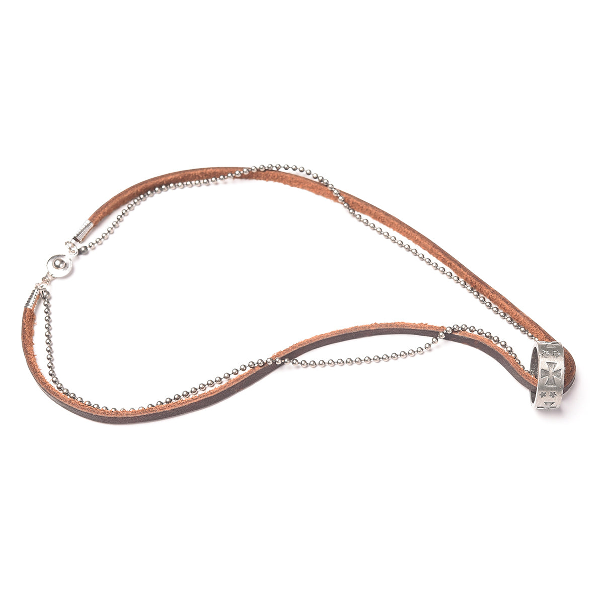 Leather Stirrup Necklace - Nicole Brayden Gifts