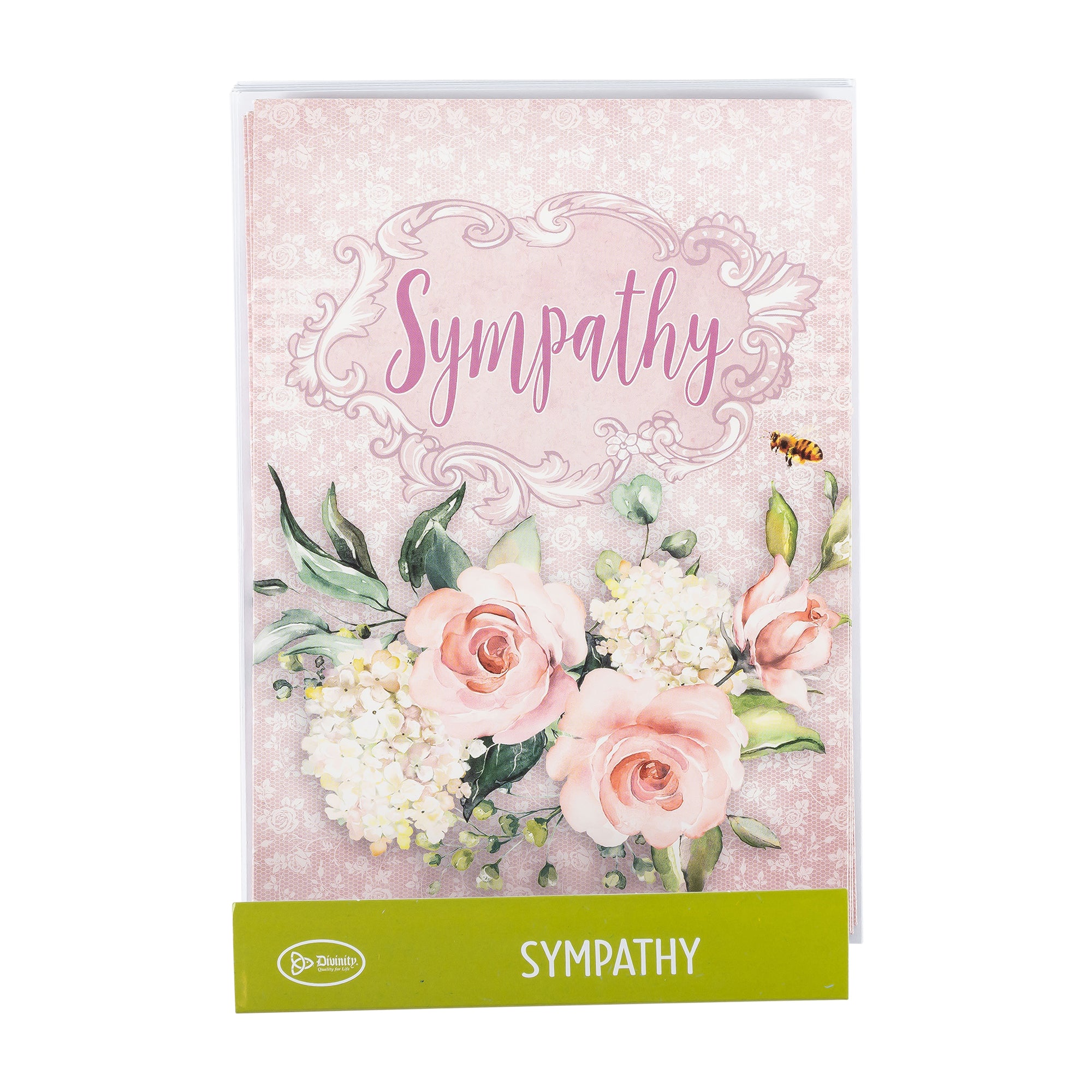 Single Cards: Sympathy Floral 2 Thessalonians 2:16-17 (Set of 6)