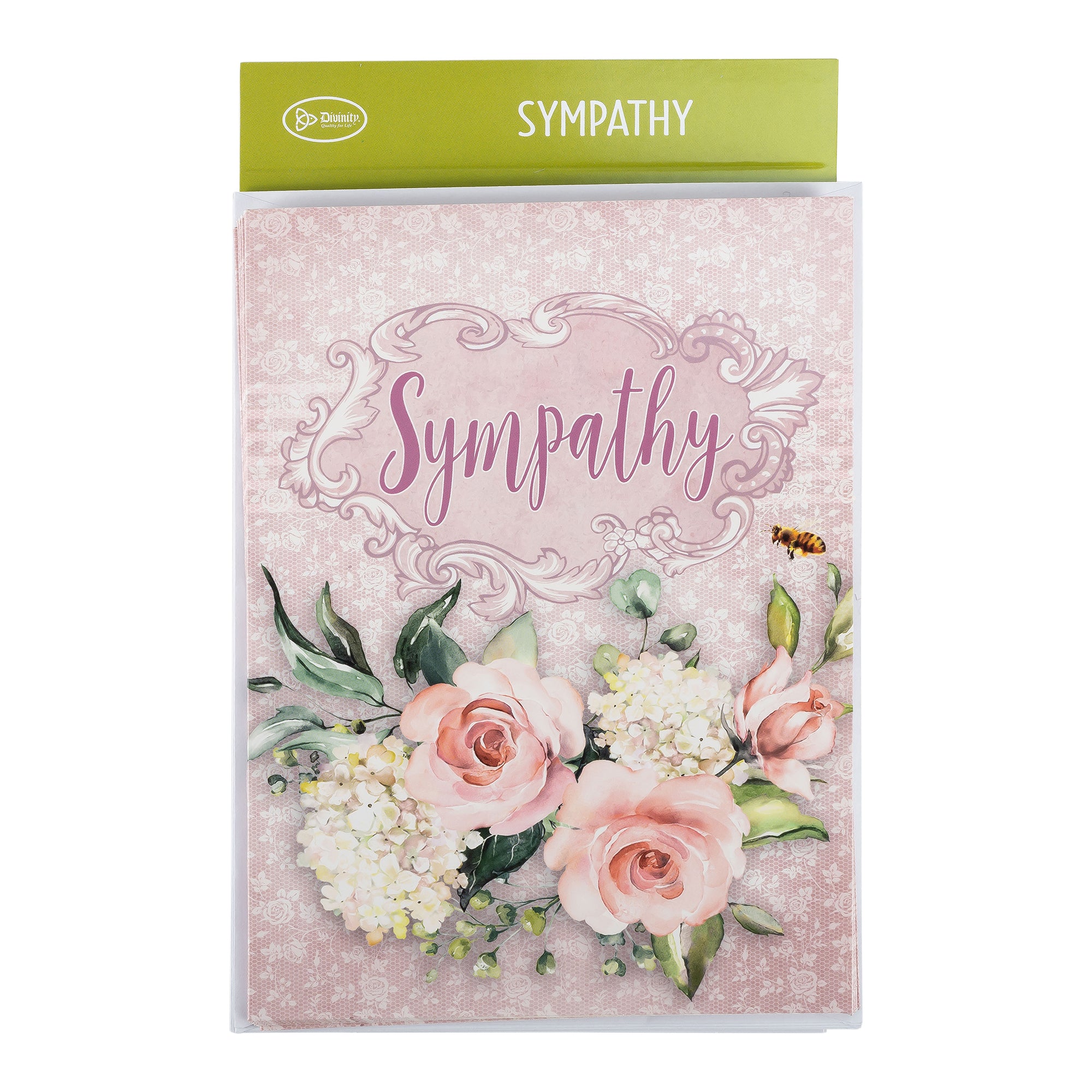 Single Cards: Sympathy Floral 2 Thessalonians 2:16-17 (Set of 6)