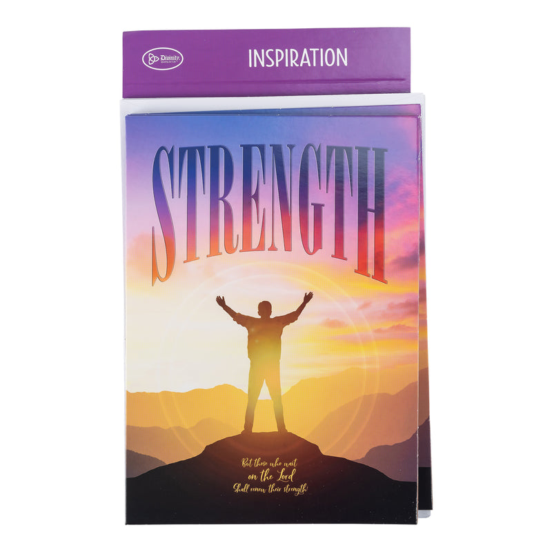 Single Cards: Inspiration, God is Our Strength (Set of 6)
