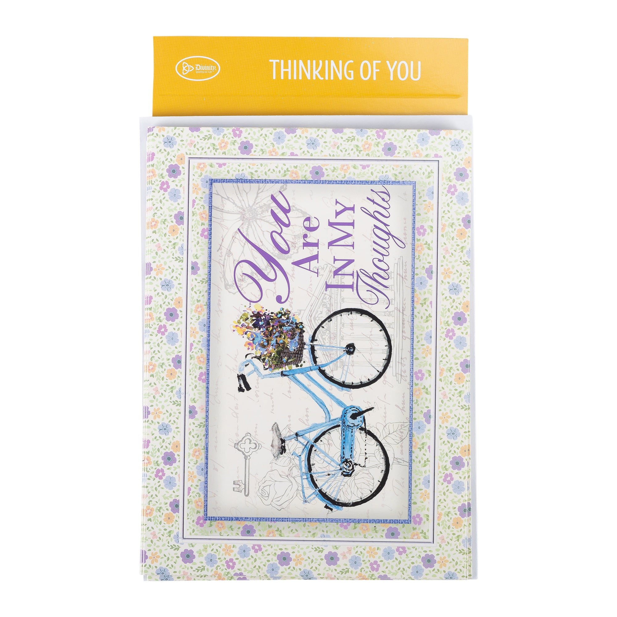 Single Cards: Thinking of You, Bicycle Ephesians 1:3 (Set of 6)