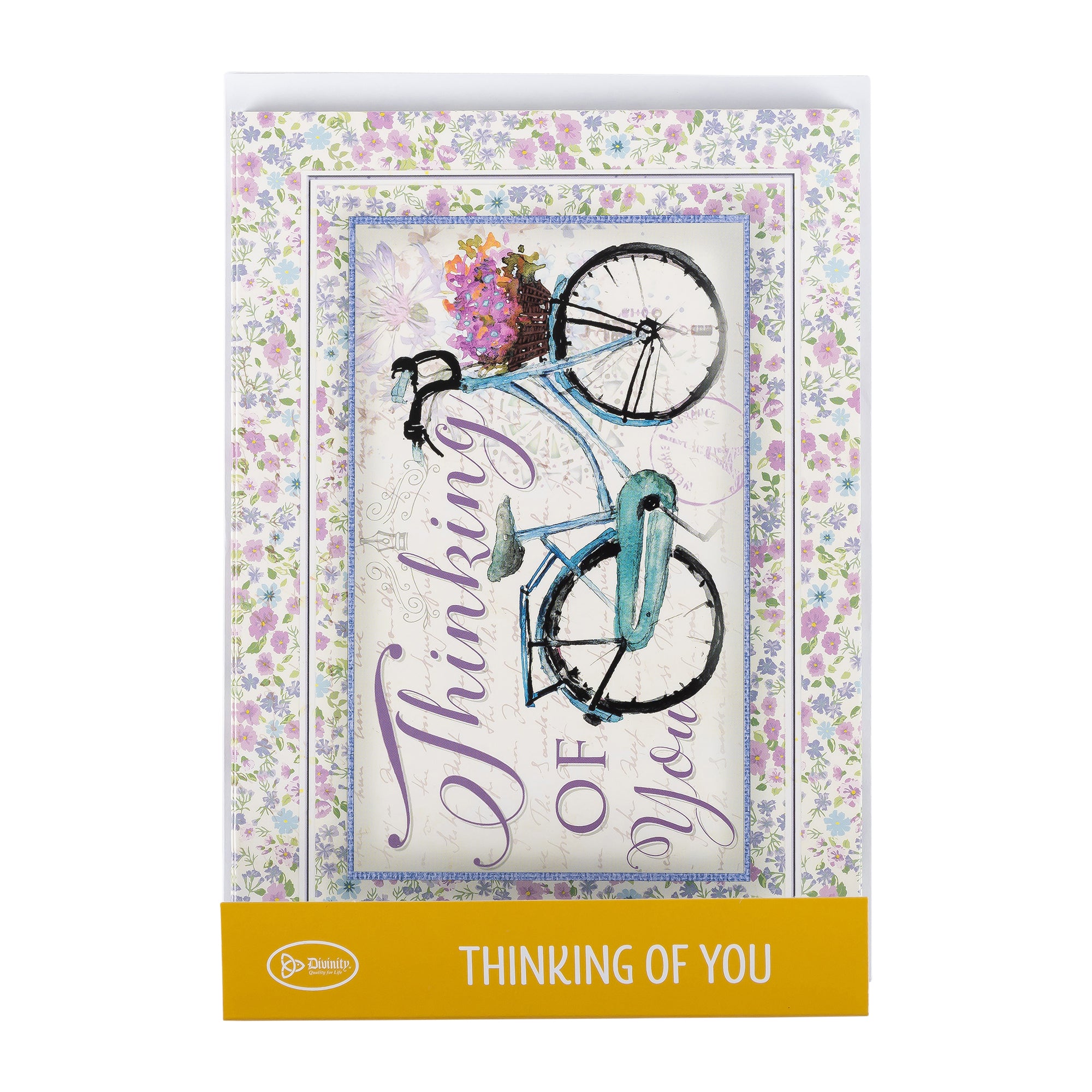 Single Cards: Thinking of You, Bicycle Ephesians 1:3 (Set of 6)