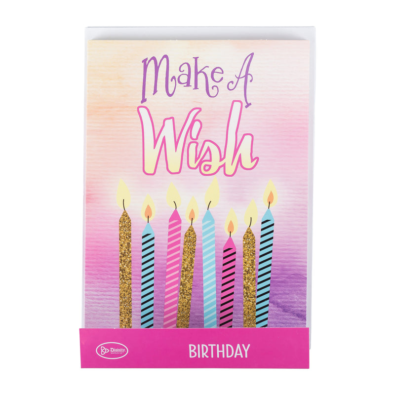 Single Cards: Birthday, Make a Wish (Set of 6)