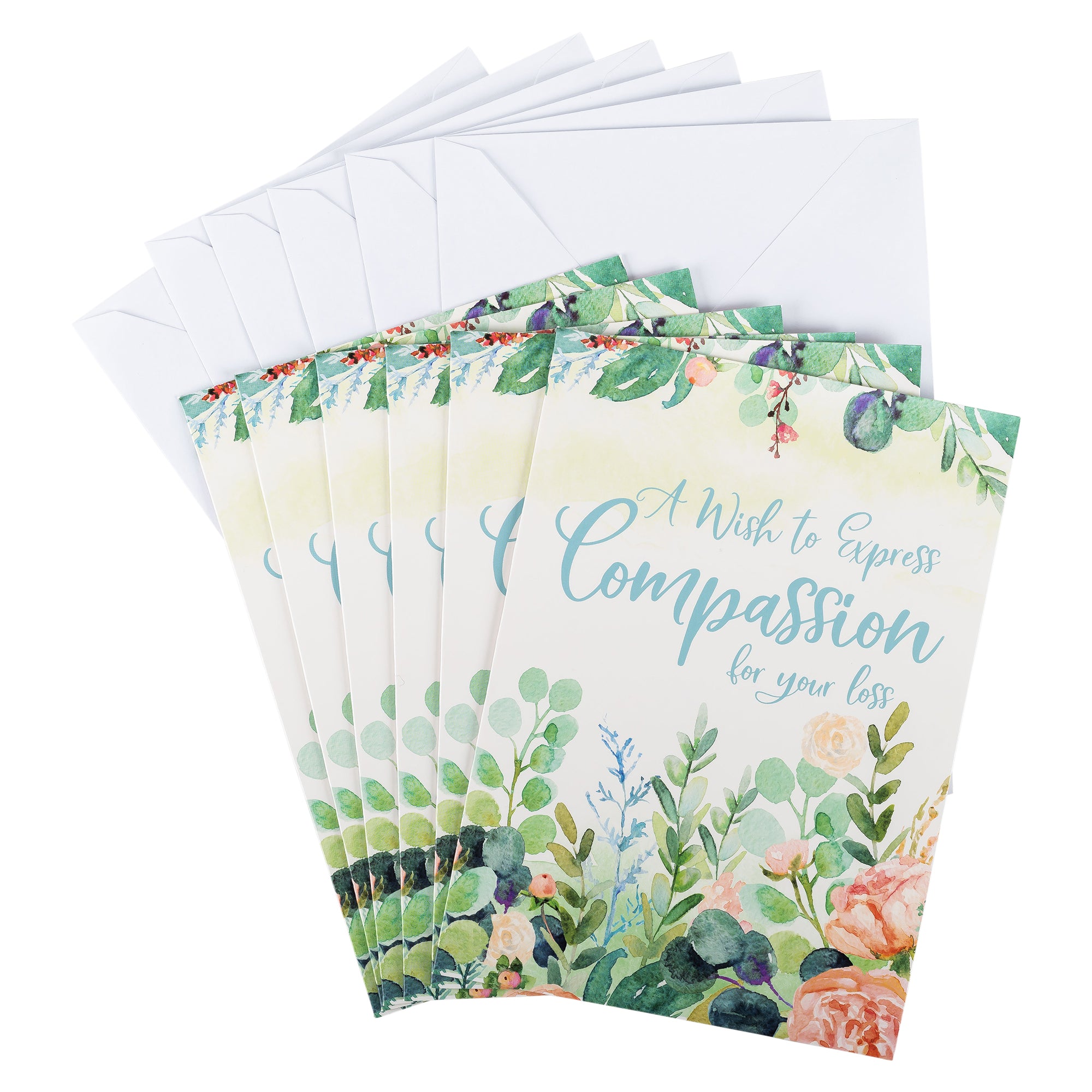 Single Cards: Compassion Watercolor Psalm 119:76 (Set of 6)