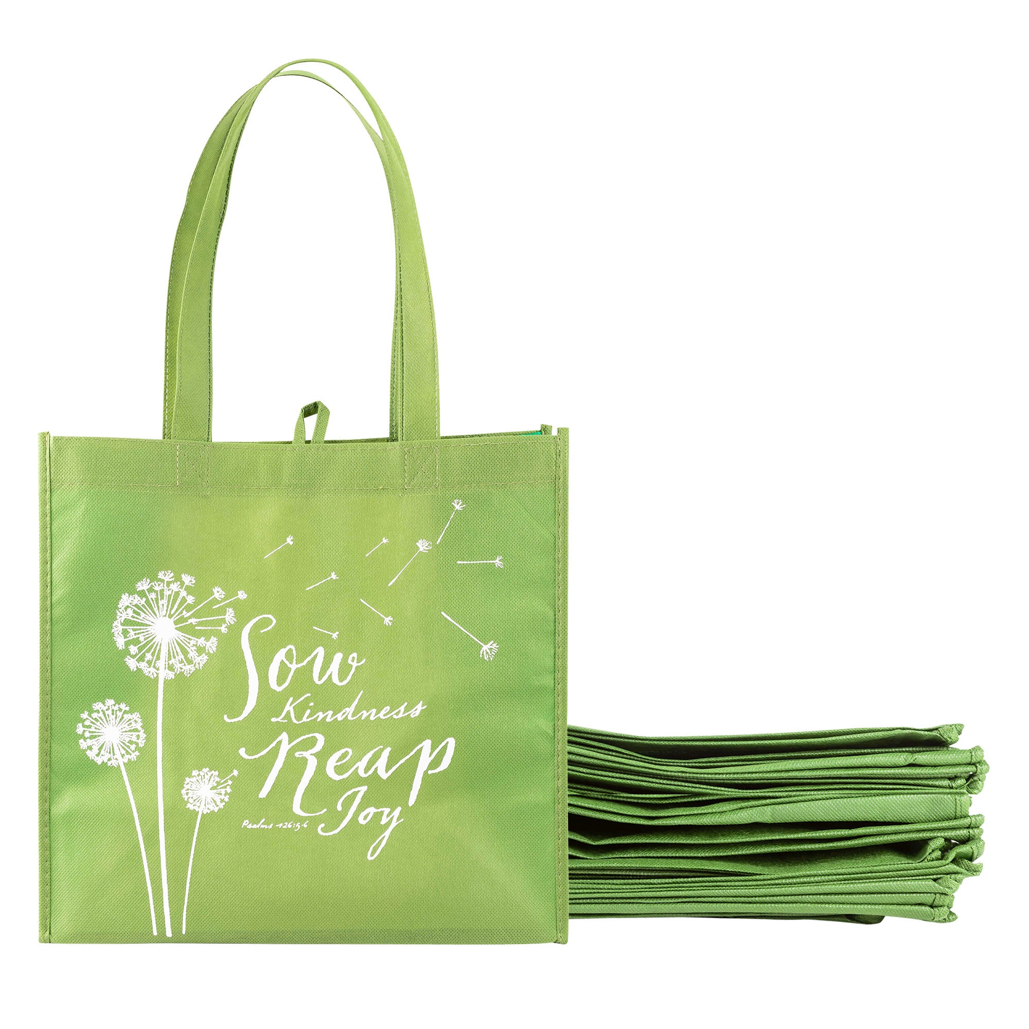Eco Tote: Olive Green: Sow Kindness Reap Joy