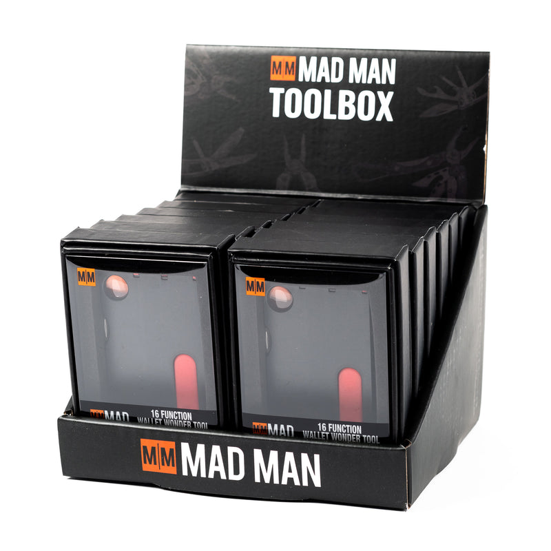 10 Function Wallet Wonder Tool - Cool Tools - Mad Man by Mad Style Wholesale