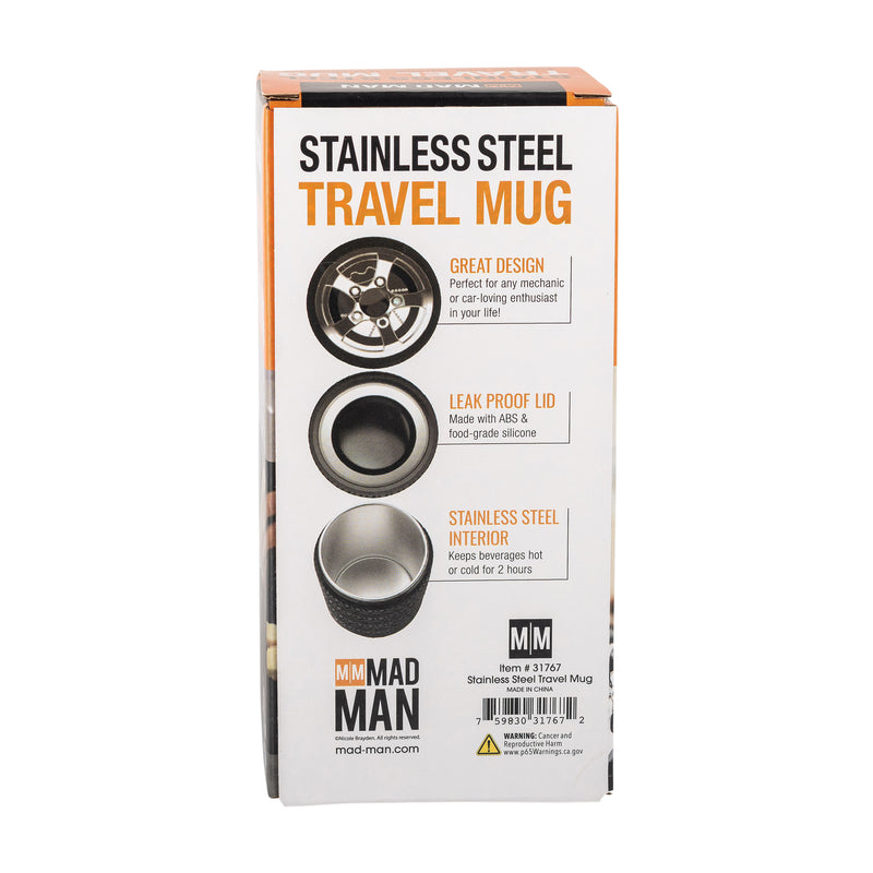 Stainless Steel Tire Travel Mug