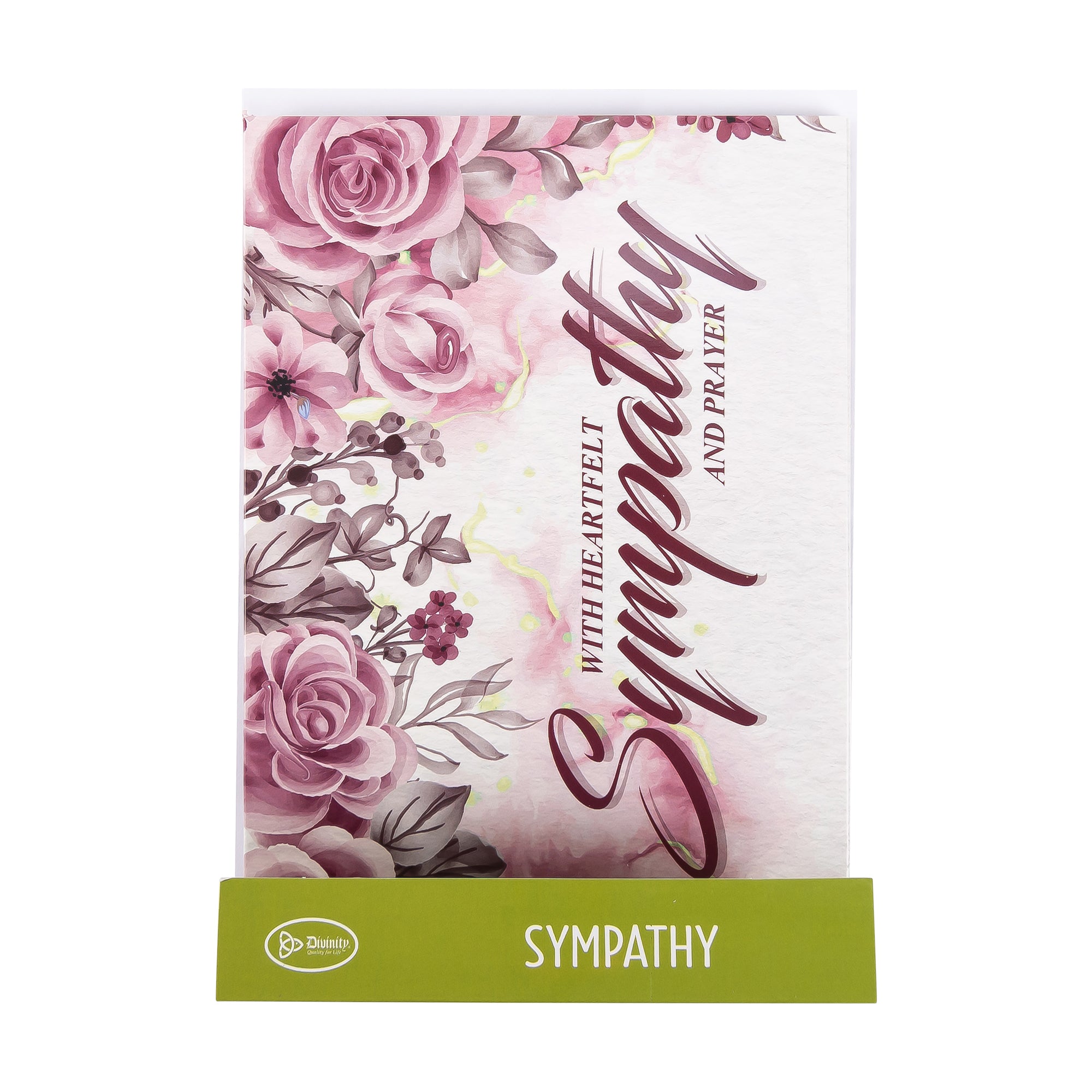 Single Cards - Sympathy - Roses - Psalm 89:15 (6 pk)