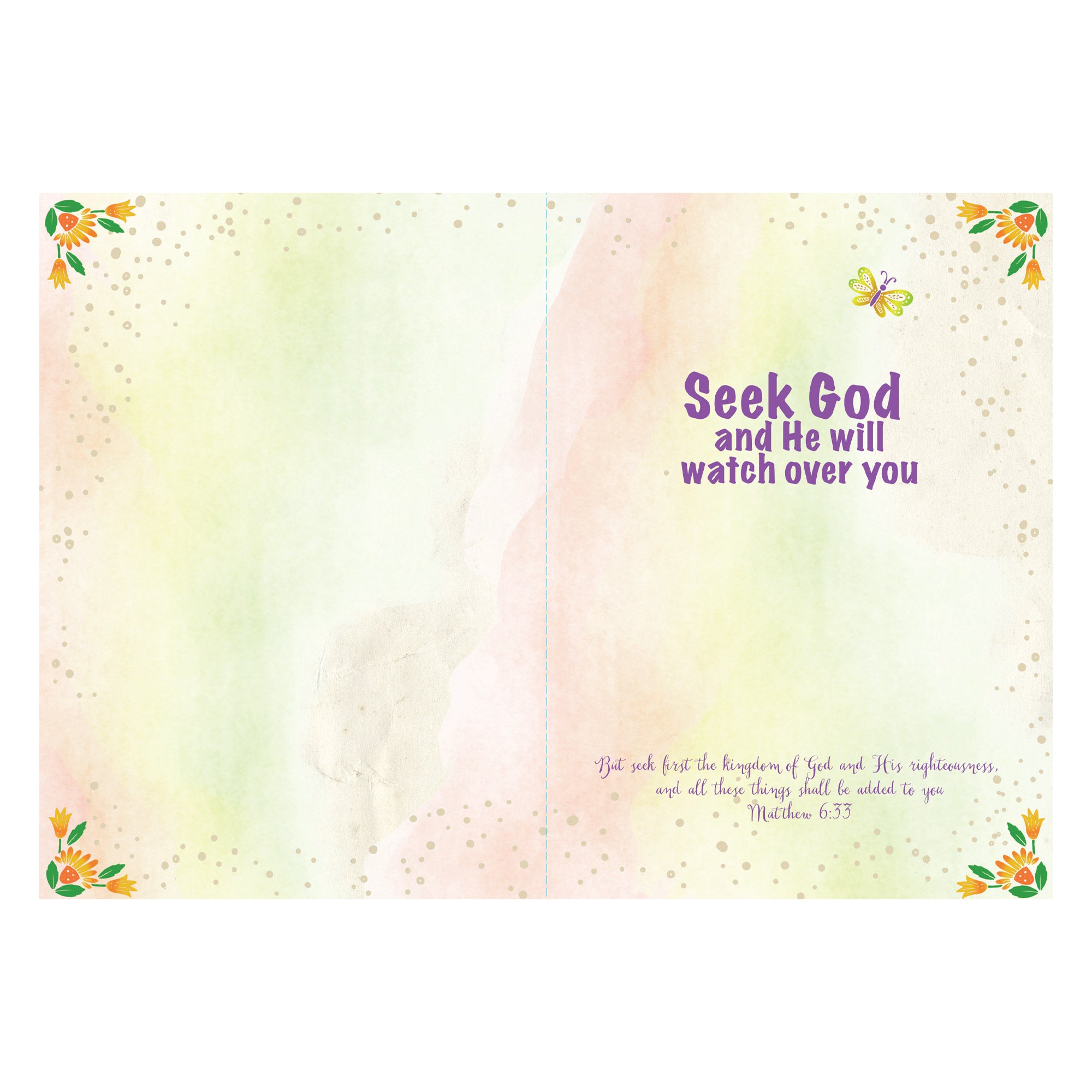 Single Cards - Inspiration - Focus Matthew 6:33 (6 pk)