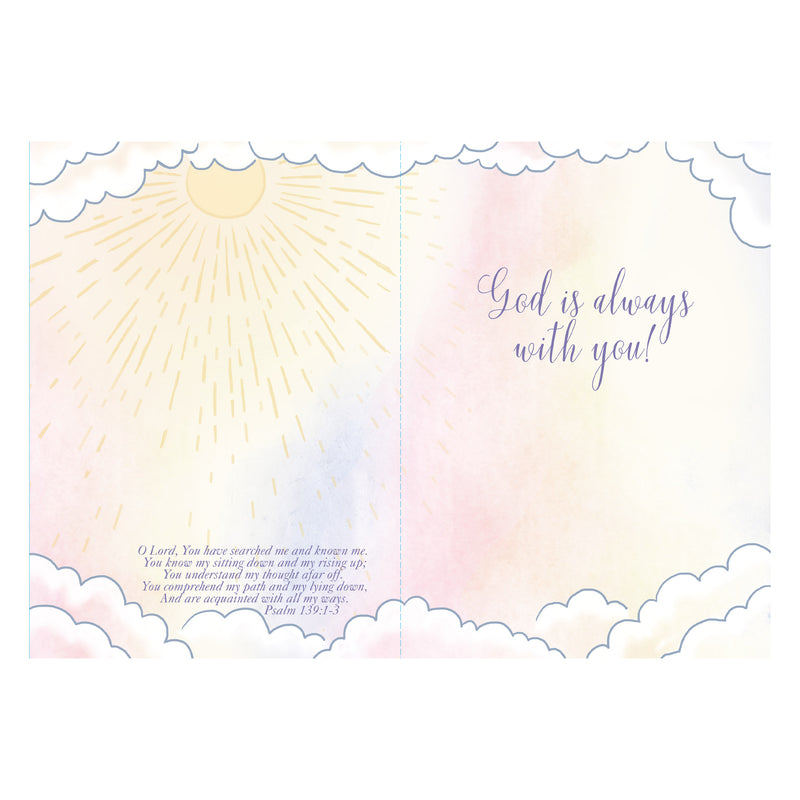 Single Cards - Inspiration - Pray Anywhere Psalm 139:1-3 (6 pk)