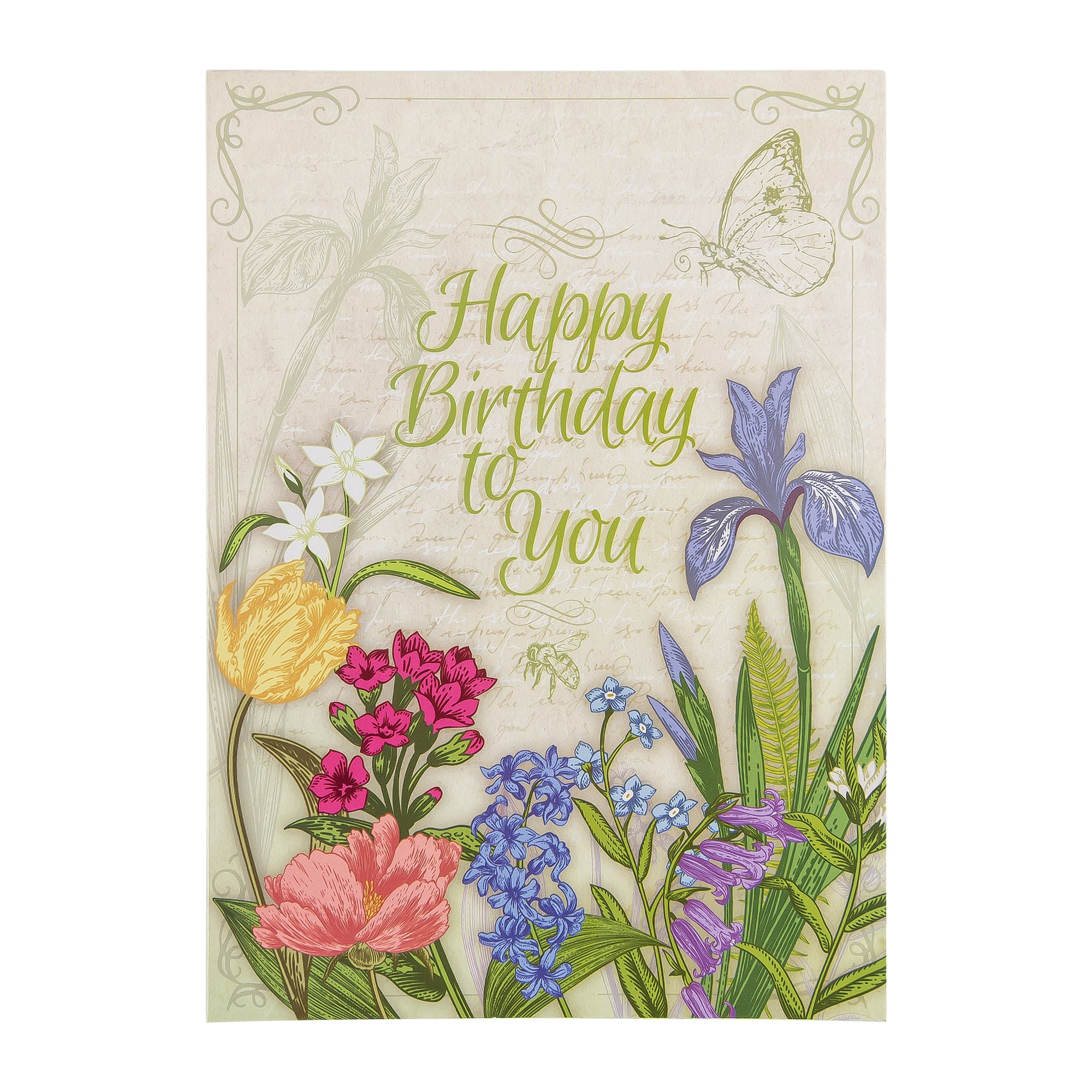 Single Cards - Birthday - Floral Philippians 4:6 (6 pk)