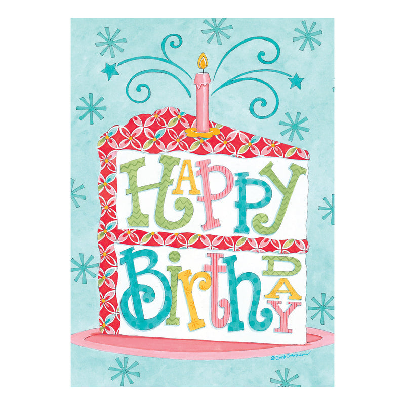 Single Cards - Birthday - Slice of Cake Jeremiah 29:11 KJV (6 pk)