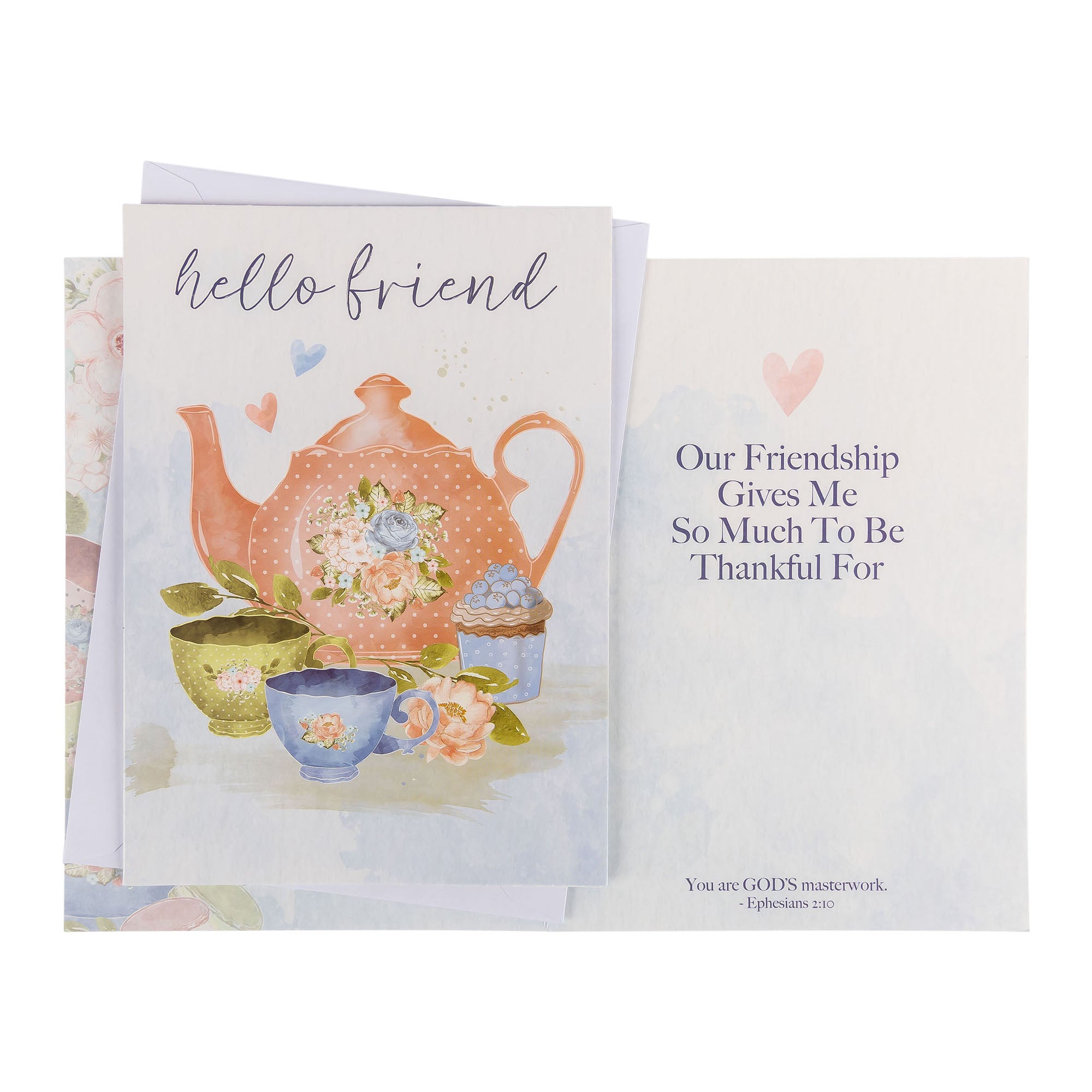 Single Cards - Friendship - Hello Friend Ephesians 2:10