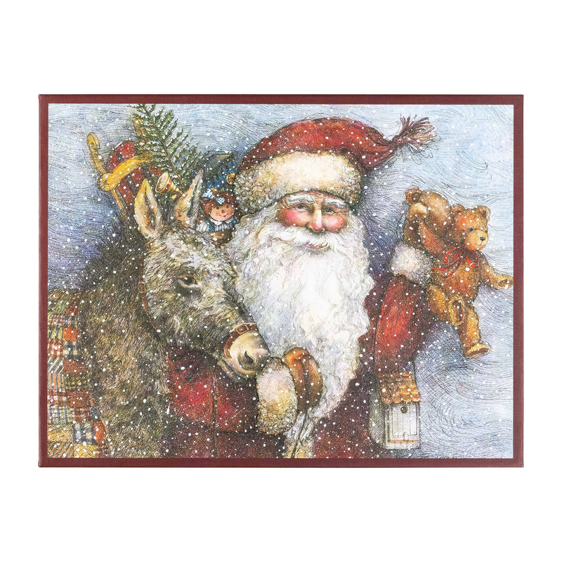 Boxed Christmas Cards: Vintage Santa